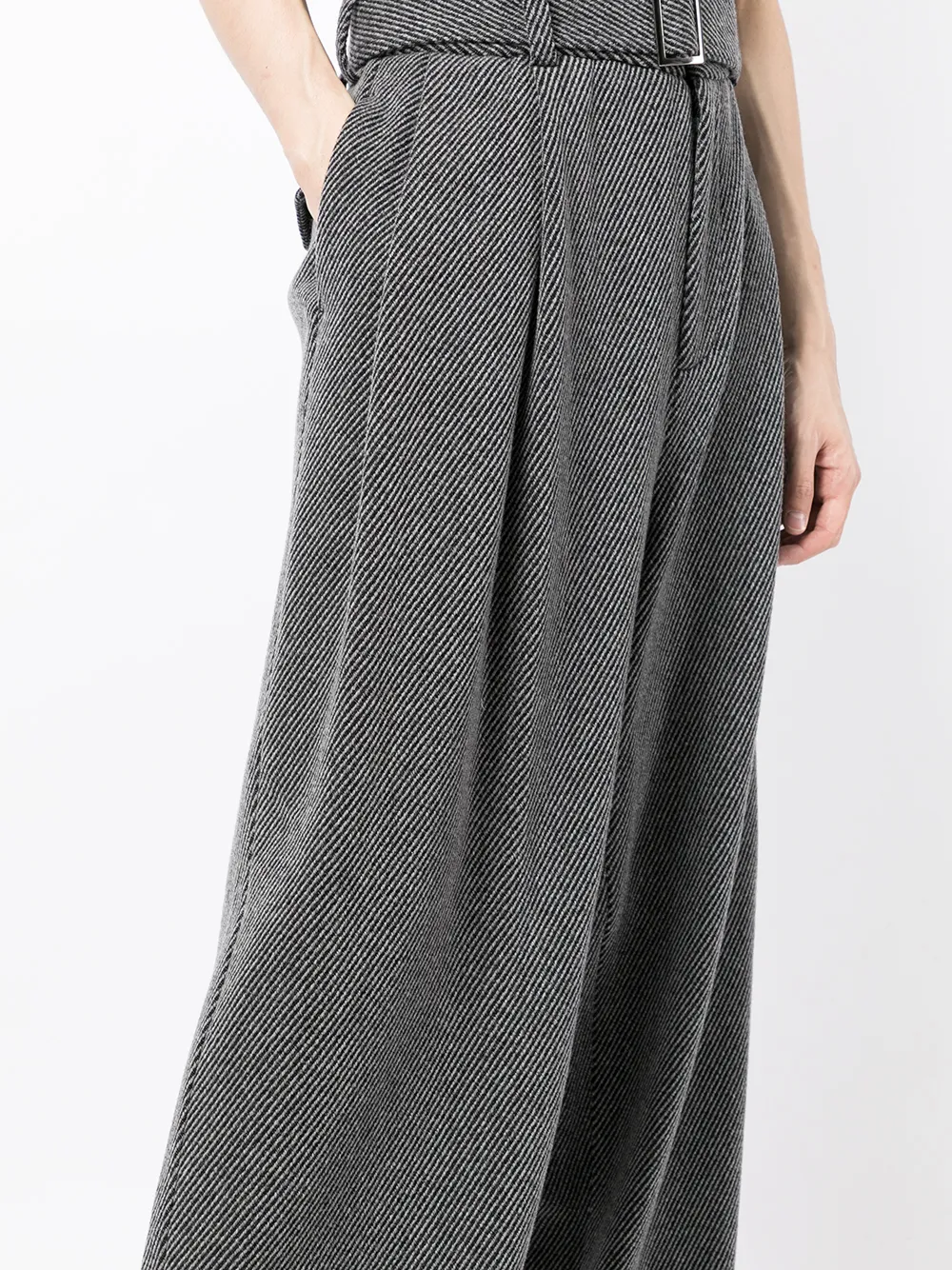 фото Emporio armani широкие брюки с поясом