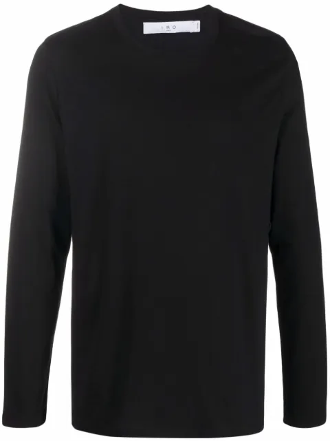 Farfetch Abbigliamento Top e t-shirt T-shirt T-shirt a maniche lunghe T-shirt a maniche lunghe con stampa Nero 