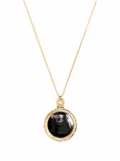 Tom Wood Athena onyx pendant necklace - Gold