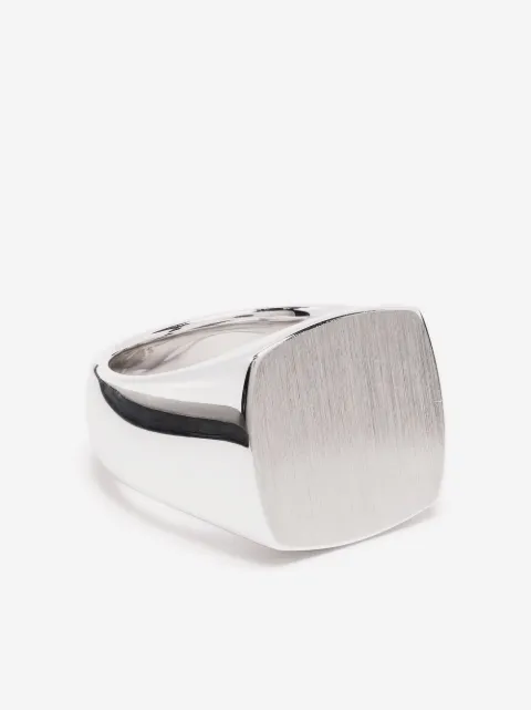 Tom Wood Cushion Satin square ring
