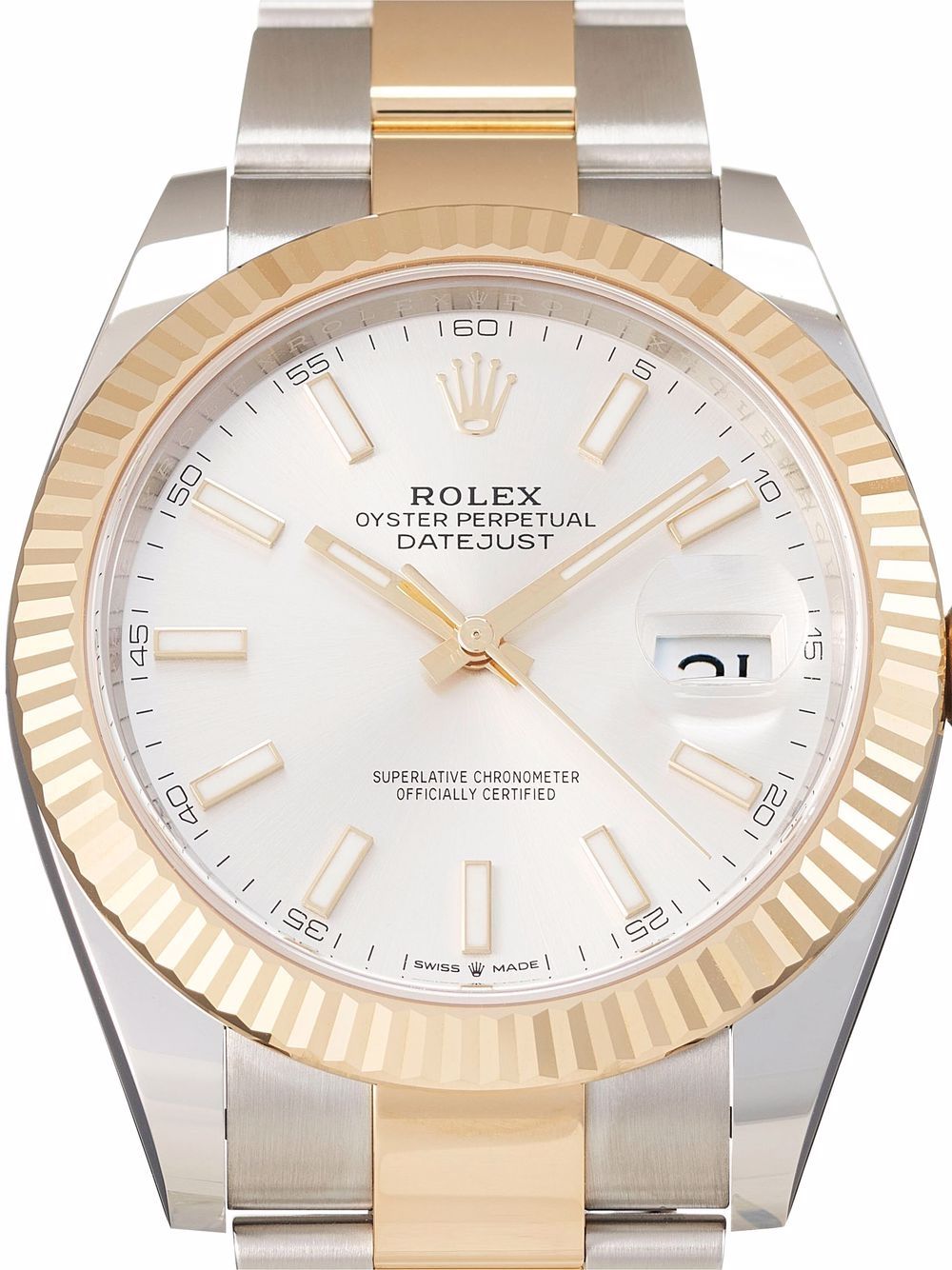 фото Rolex наручные часы datejust pre-owned 41 мм 2021-го года