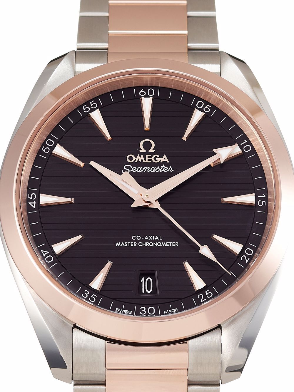 фото Omega наручные часы seamaster aqua terra 150 m co-axial master chronometer pre-owned 41 мм 2021-го года