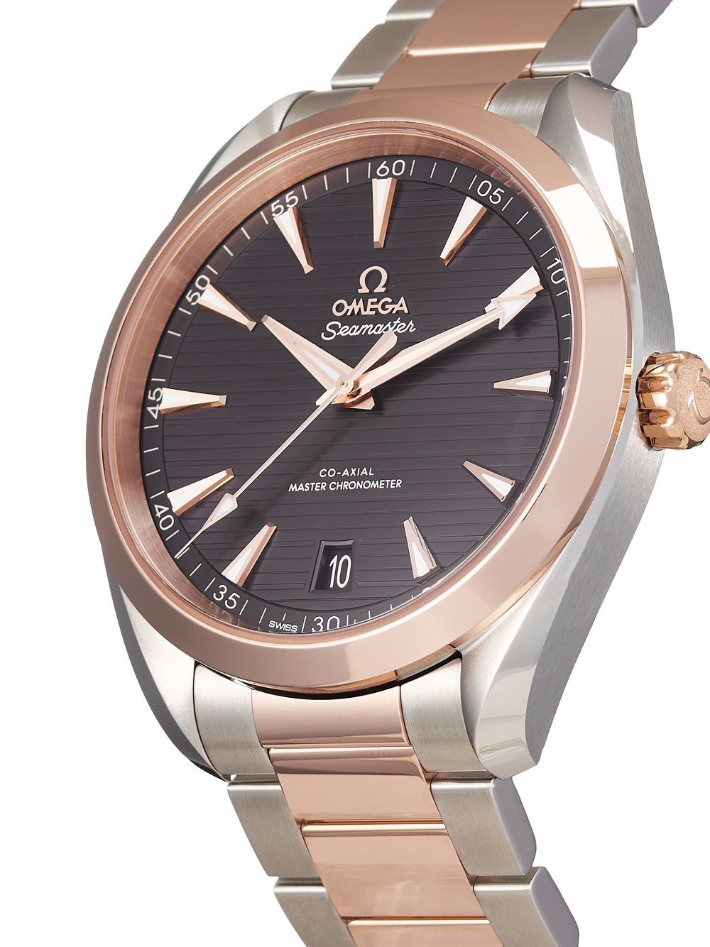 фото Omega наручные часы seamaster aqua terra 150 m co-axial master chronometer pre-owned 41 мм 2021-го года