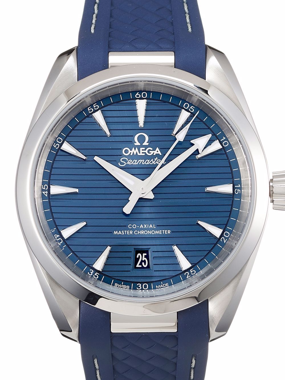 фото Omega наручные часы seamaster aqua terra co-axial master chronometer pre-owned 38 мм 2021-го года