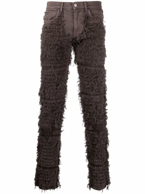 1017 ALYX 9SM frayed slim-fit jeans 