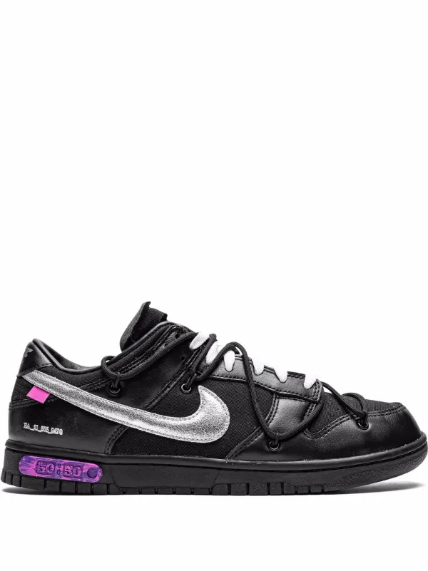 Off-White™ x Nike Dunk Low The 50 Black/Silver