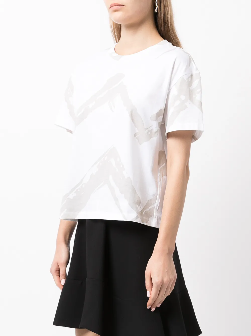 фото Emporio armani футболка с абстрактным принтом