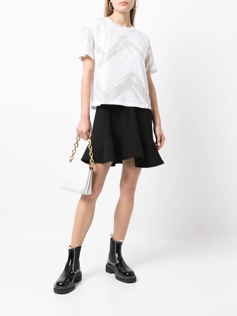 фото Emporio armani футболка с абстрактным принтом