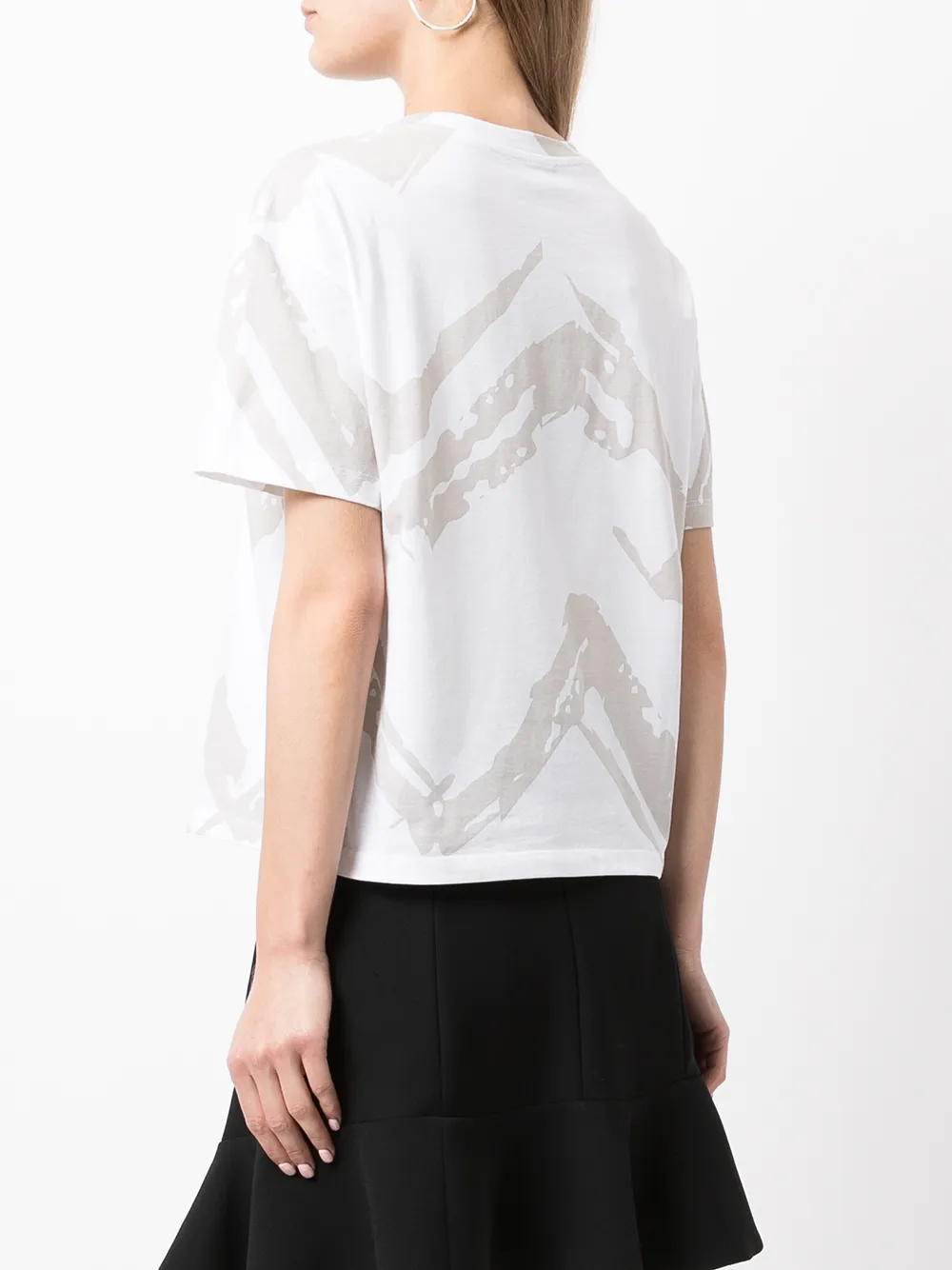 фото Emporio armani футболка с абстрактным принтом