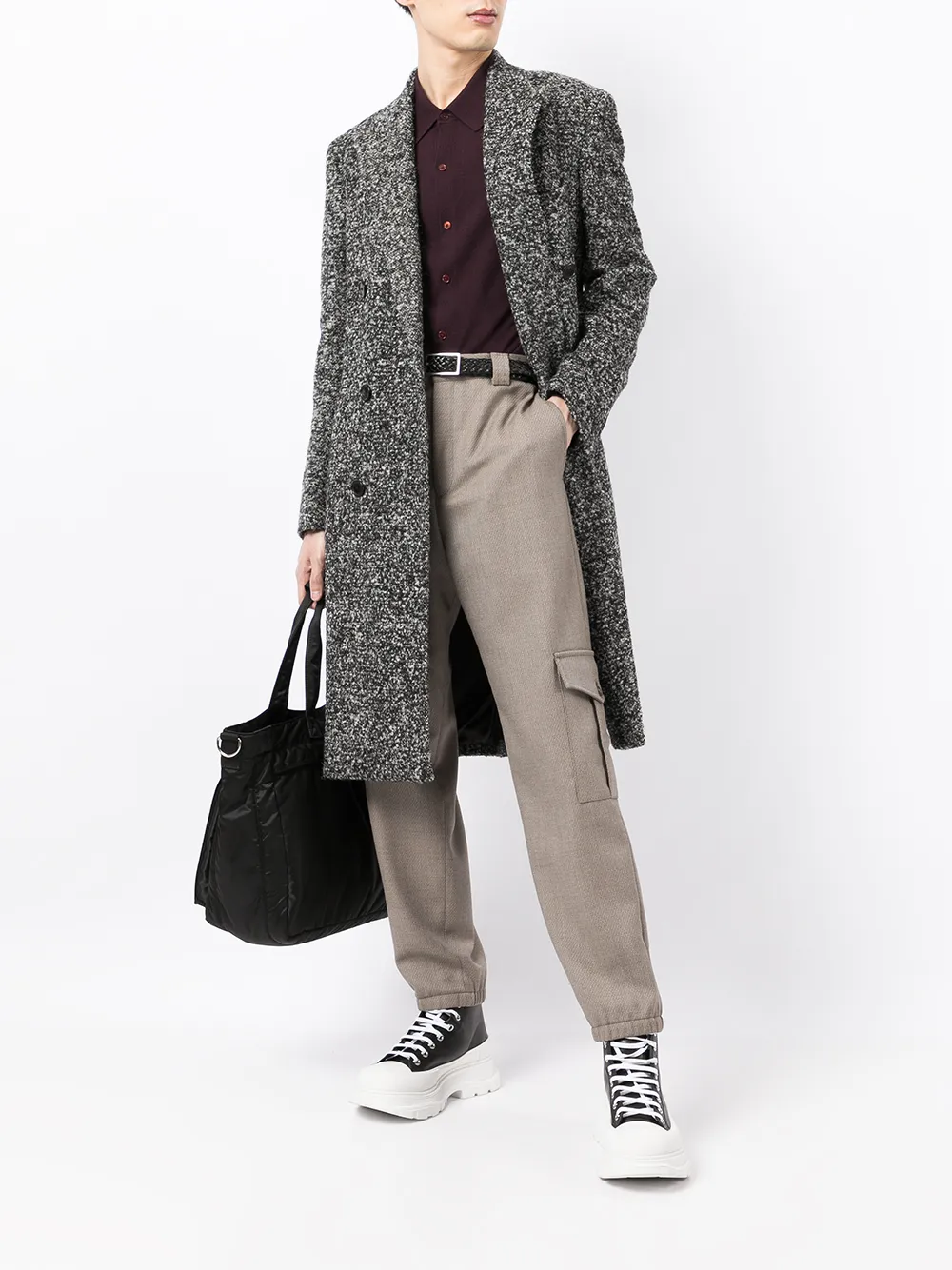 фото Emporio armani зауженные брюки карго