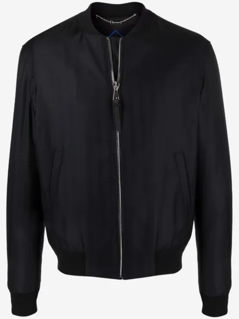 Billionaire Wolf-print bomber jacket