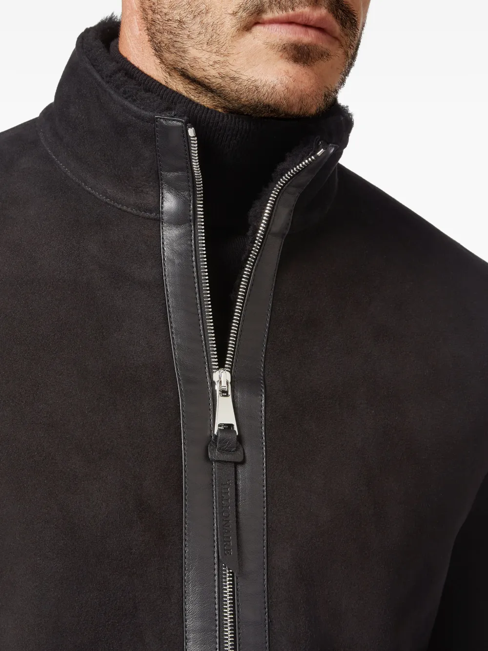 Billionaire Lammy coat Zwart
