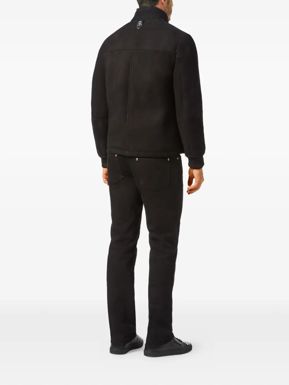 Billionaire Lammy coat Zwart