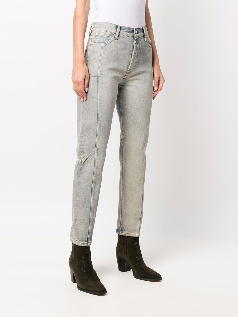 фото Iro зауженные джинсы с завышенной талией