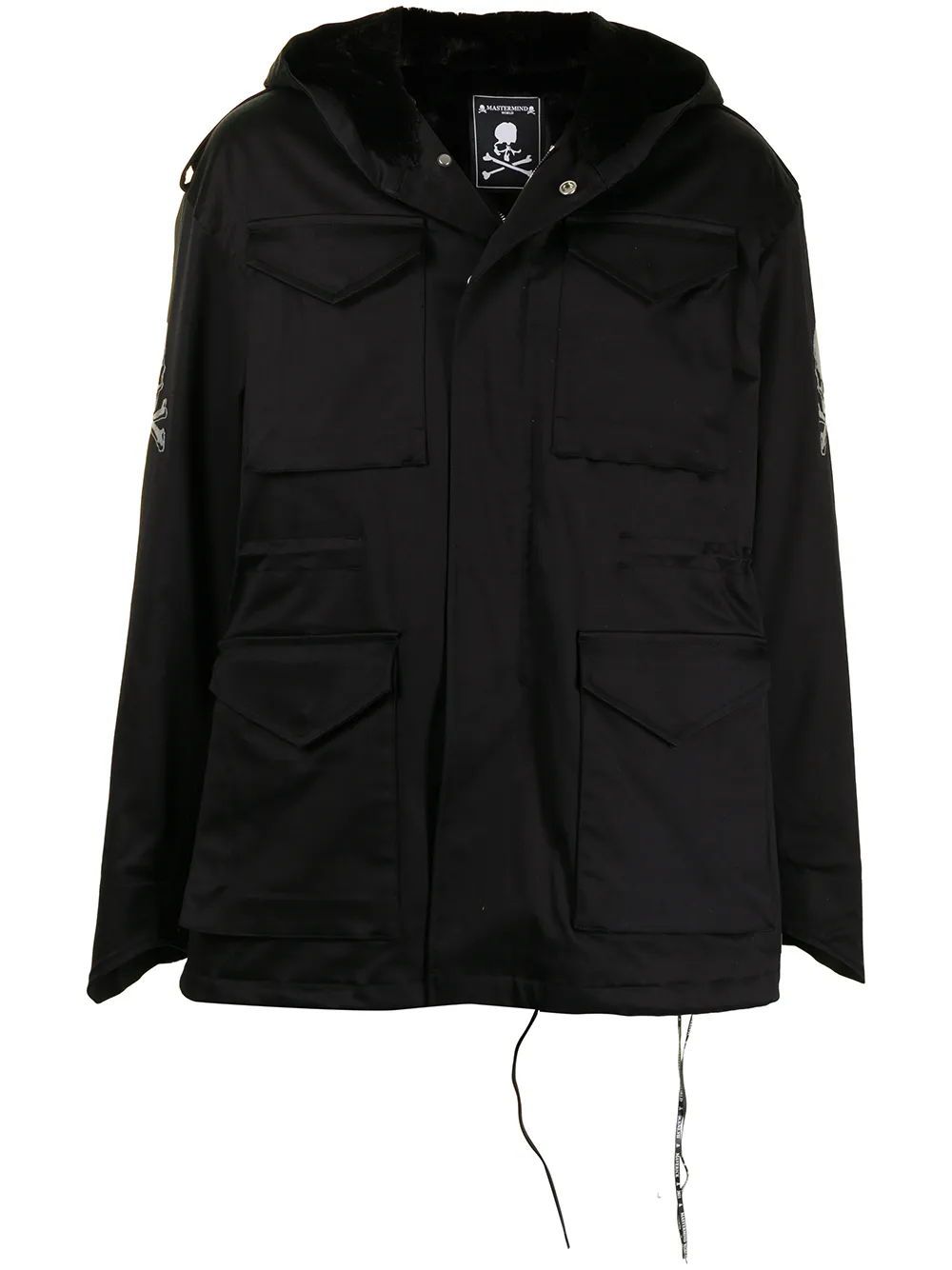Mastermind World hooded concealed windbreaker