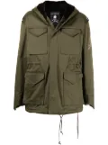 Mastermind World hooded concealed windbreaker - Green