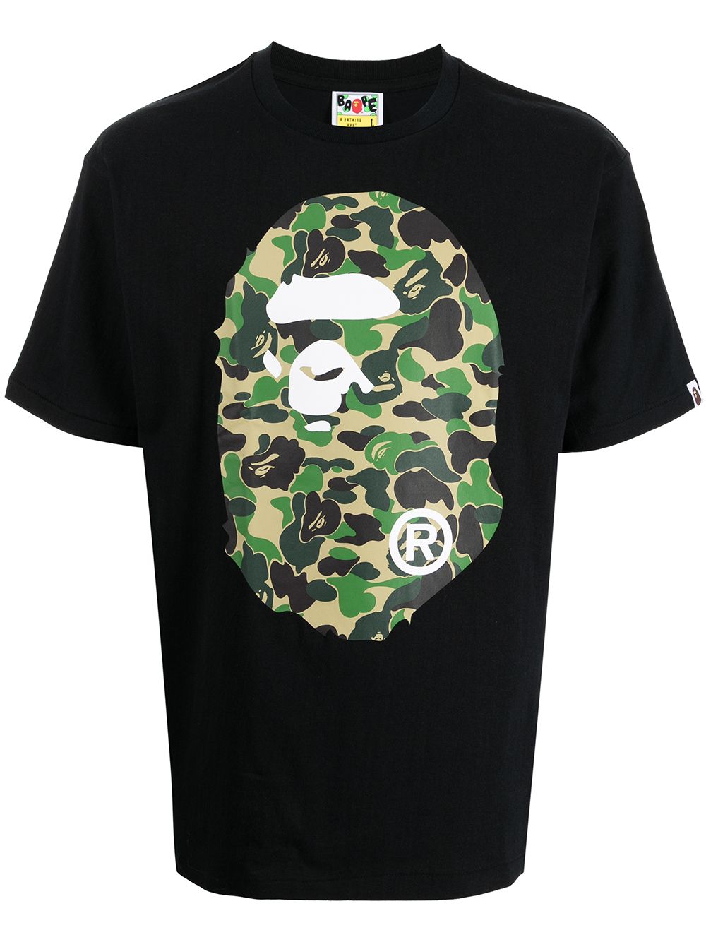 фото A bathing ape® футболка с графичным принтом