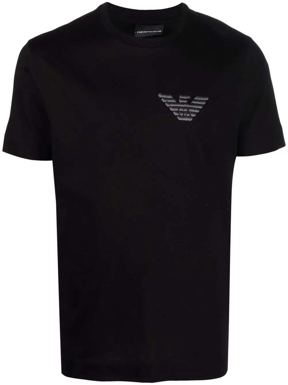 фото Emporio armani футболка с вышитым логотипом