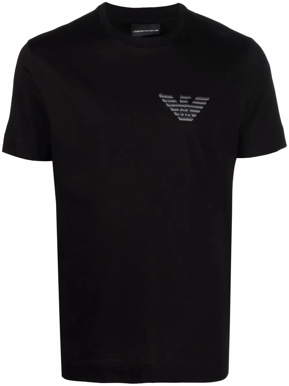 фото Emporio armani футболка с вышитым логотипом