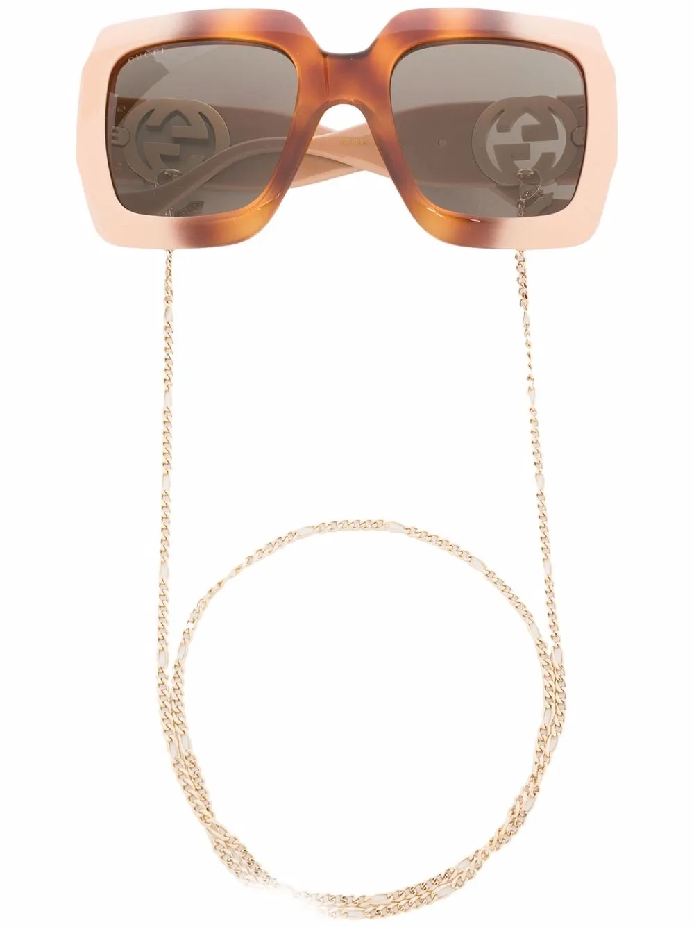 Gucci Eyewear солнцезащитные очки в квадратной оправе