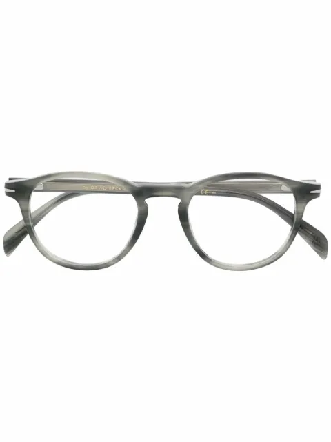 Eyewear by David Beckham round frame glasses