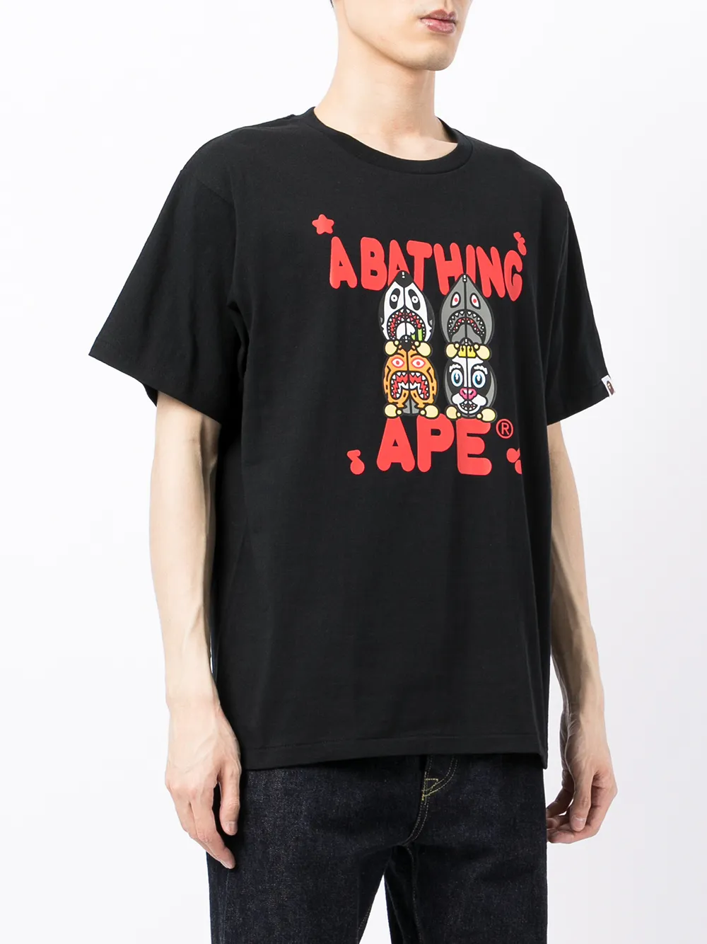 фото A bathing ape® футболка с логотипом