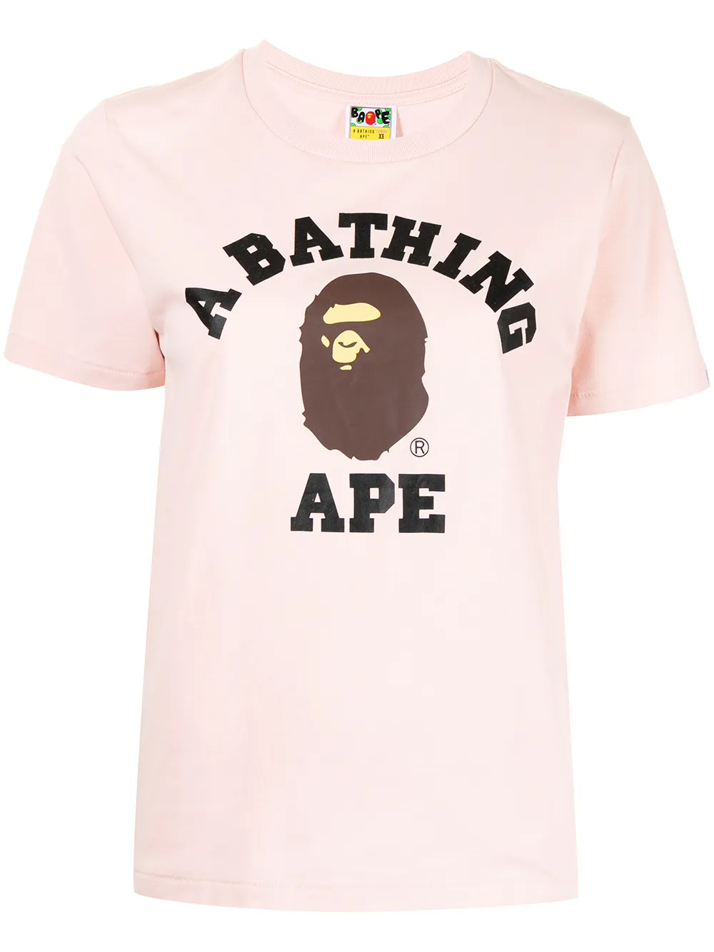 pink bathing ape t shirt