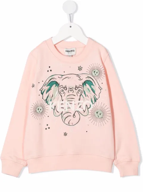 Kenzo Kids 大象印花卫衣