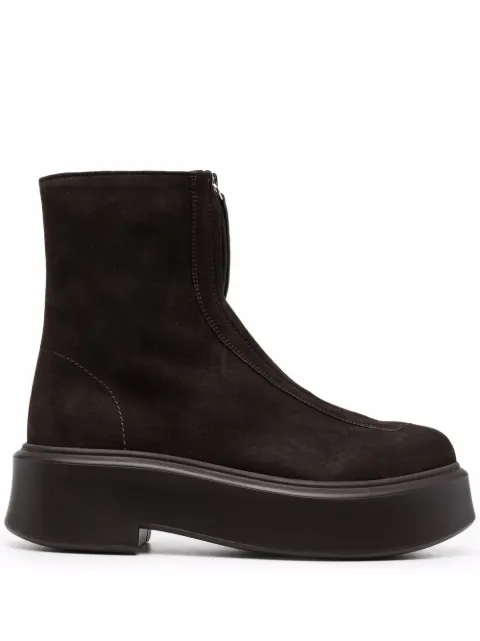 the row zip boots