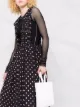 Comme Des Garçons Comme Des Garçons polka-dot midi dress