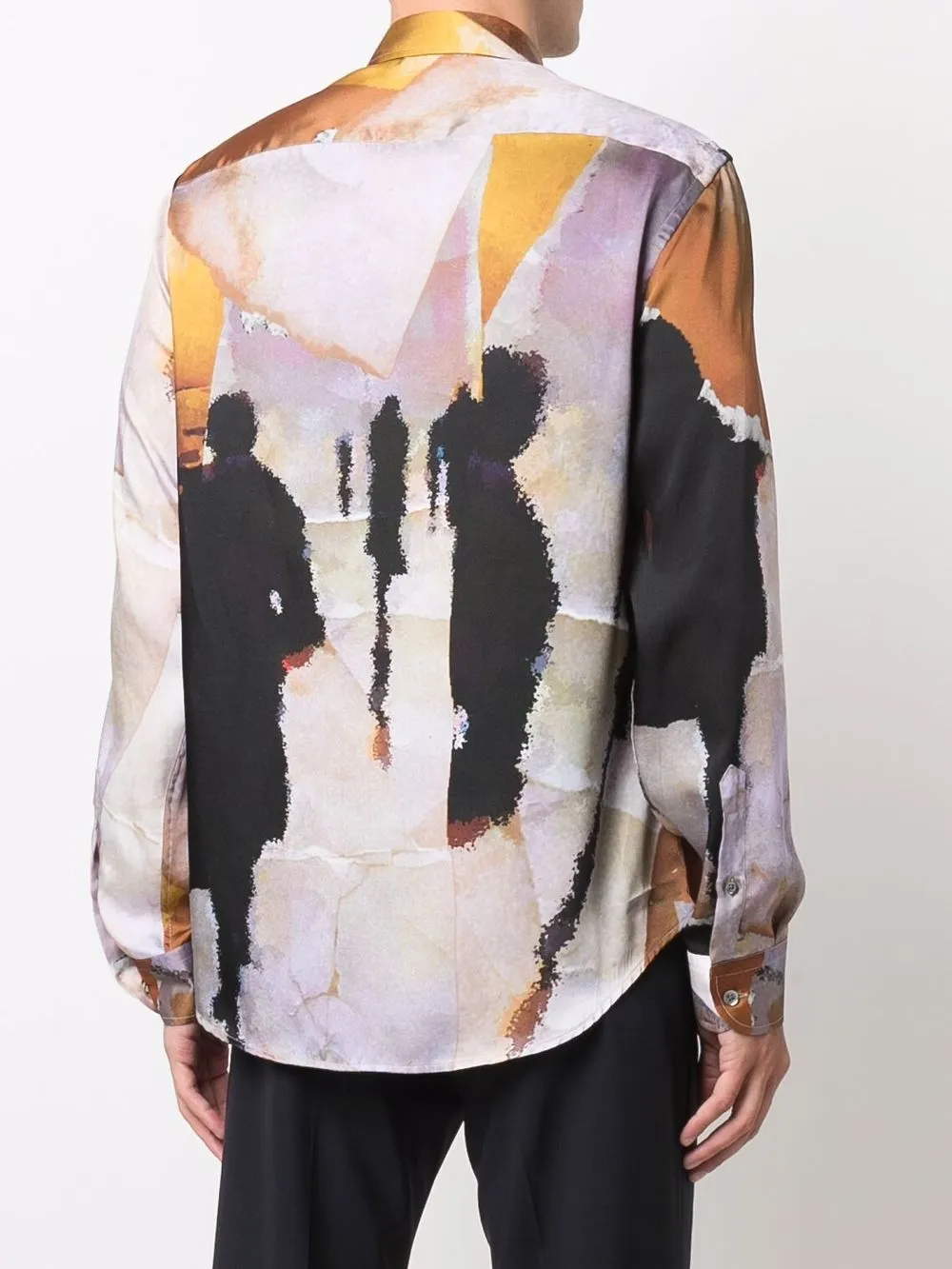 фото Emporio armani рубашка с графичным принтом