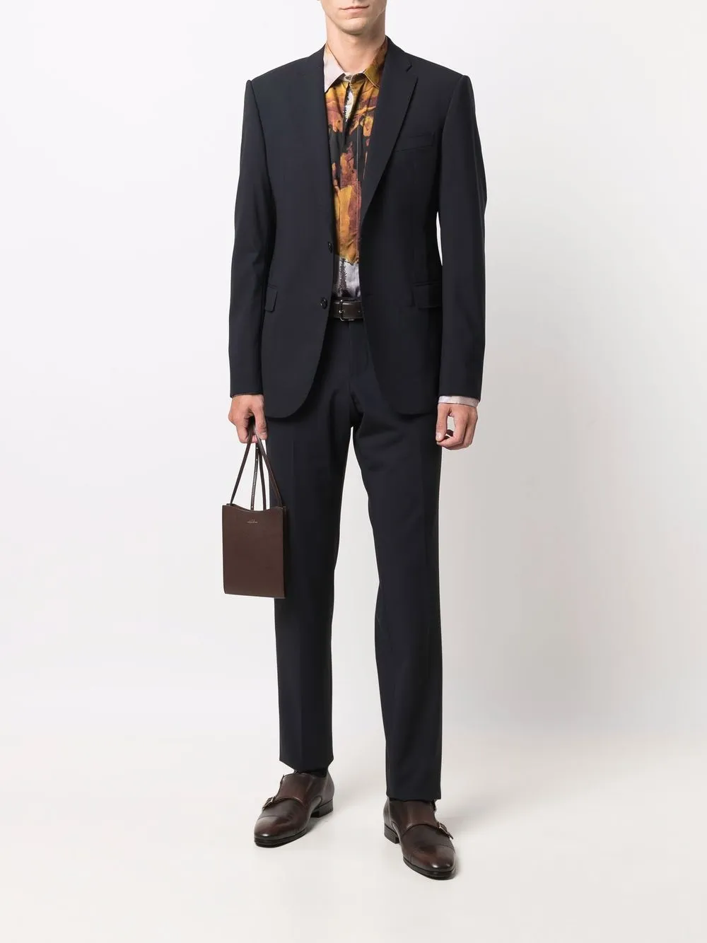 фото Emporio armani рубашка с графичным принтом