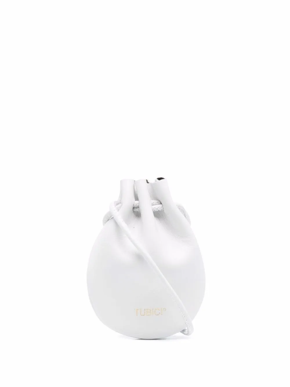 

tubici Mykonos leather shoulder bag - White