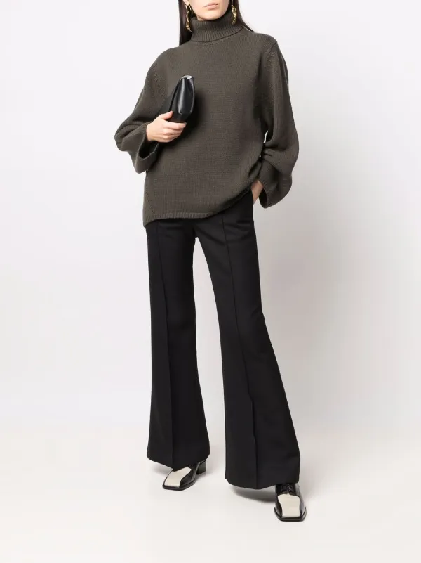 Chunky roll neck jumper womens black new arrivals