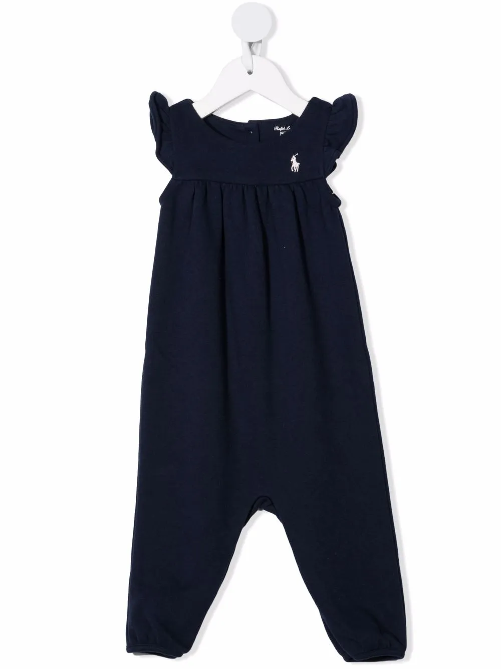 Ralph Lauren Kids комбинезон с расклешенными рукавами и вышитым логотипом