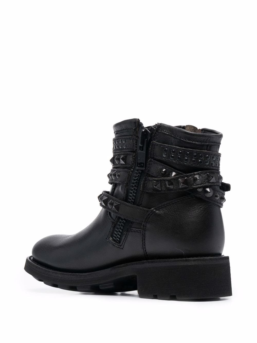 Shop Ash Tatum Studded Ankle Boots In Schwarz