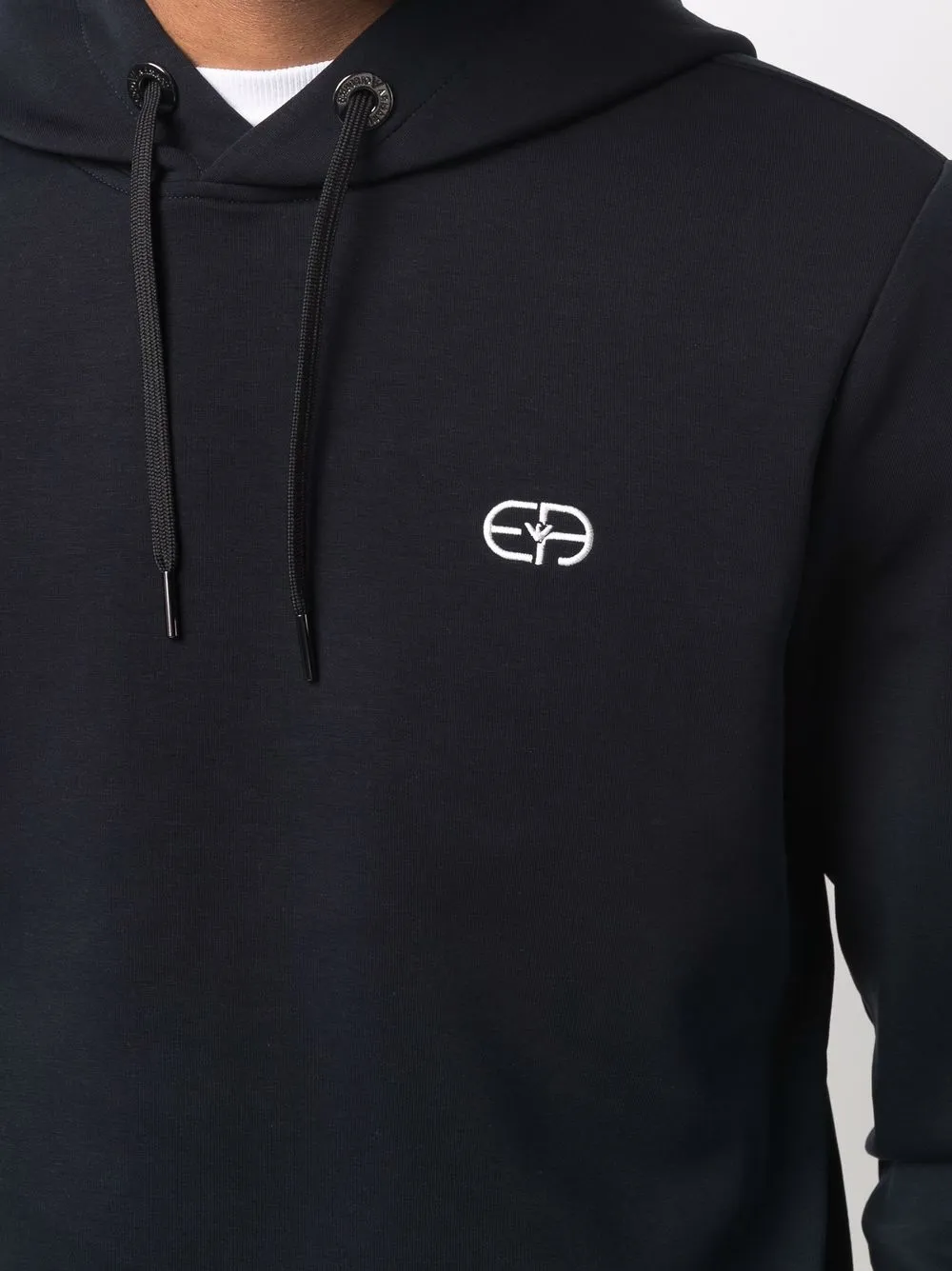 фото Emporio armani худи с вышитым логотипом