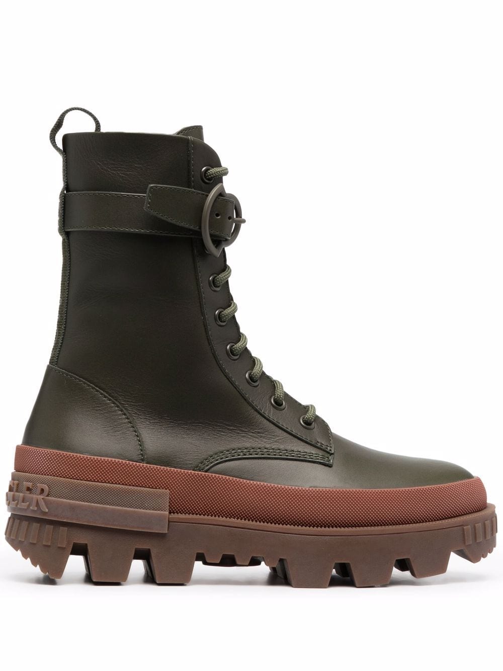 MONCLER CARINNE LACE-UP ANKLE BOOTS