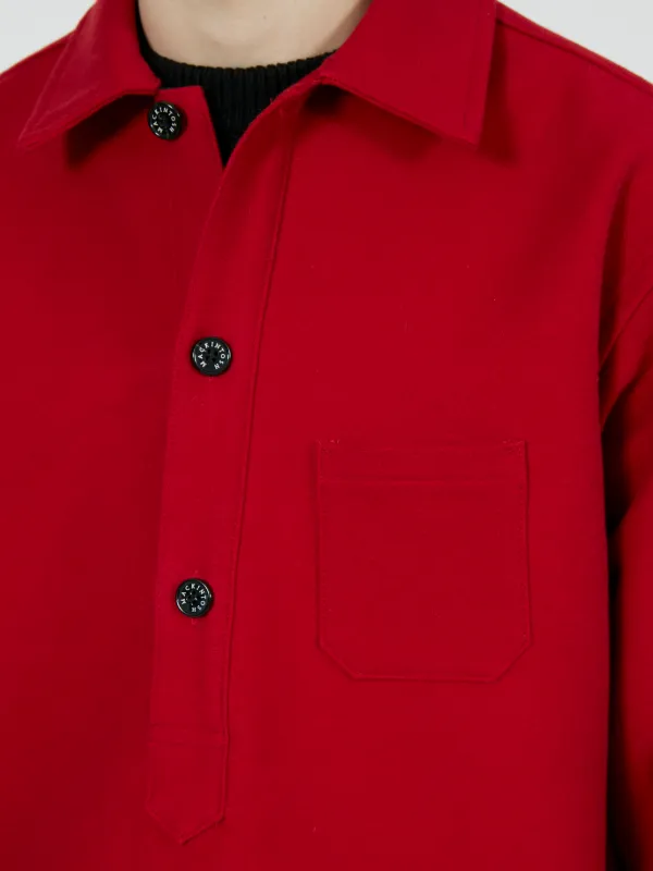 CARMYLLIE MILITARY SHIRT RED | D-GSH1004