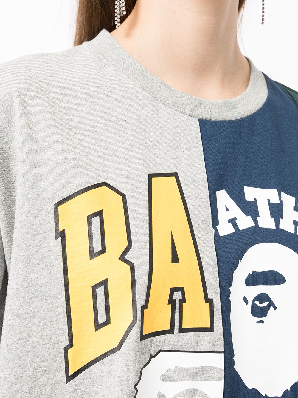 фото A bathing ape® футболка оверсайз с логотипом