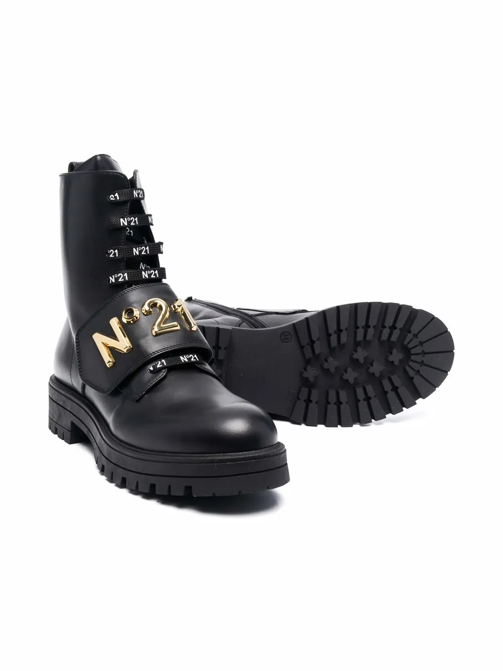 фото Nº21 kids teen logo ankle boots