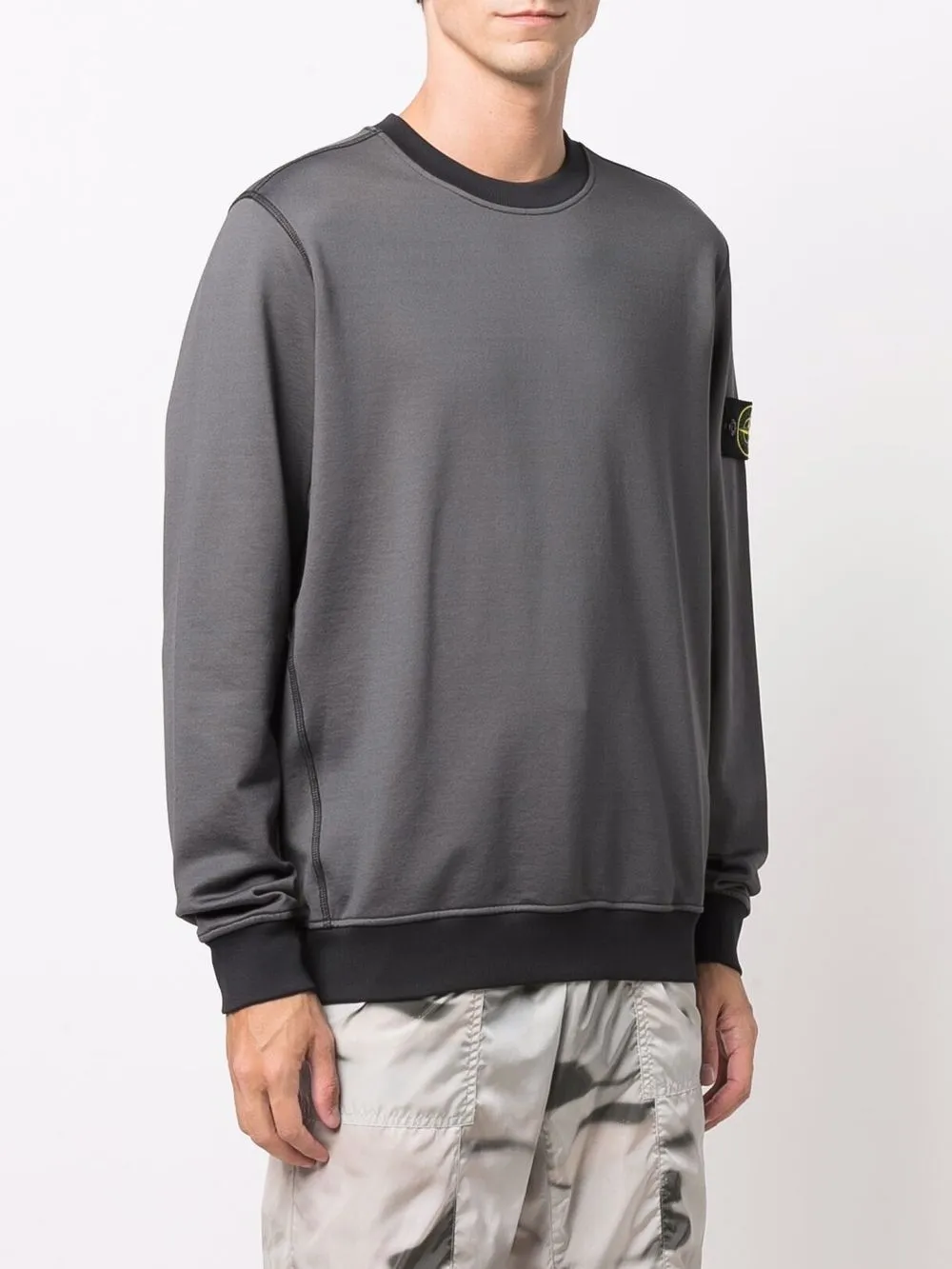 фото Stone island толстовка с нашивкой-логотипом