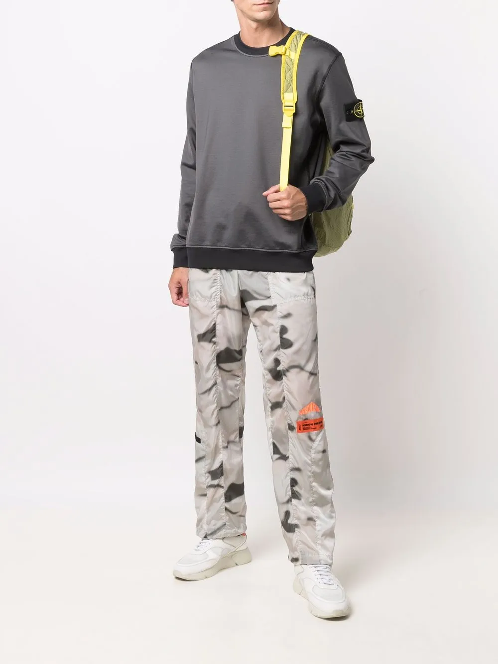 фото Stone island толстовка с нашивкой-логотипом