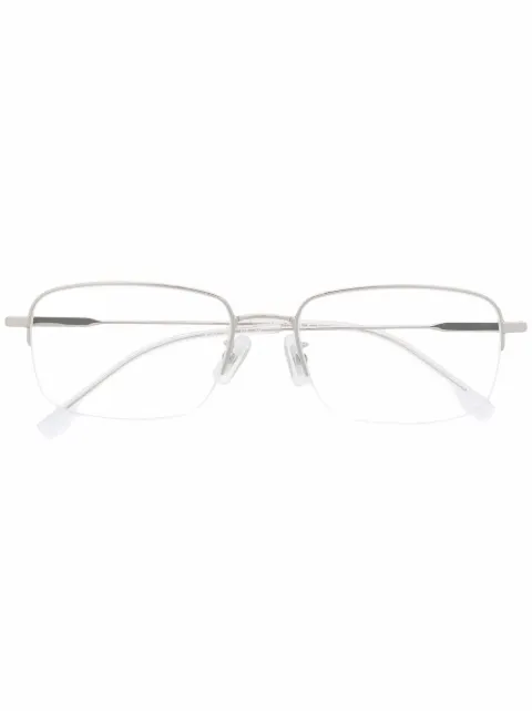 BOSS lentes con armazón rectangular