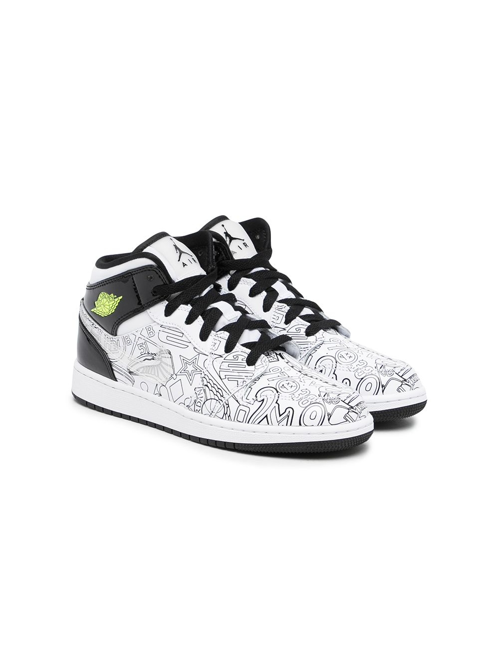 фото Nike kids air jordan mid sneakers