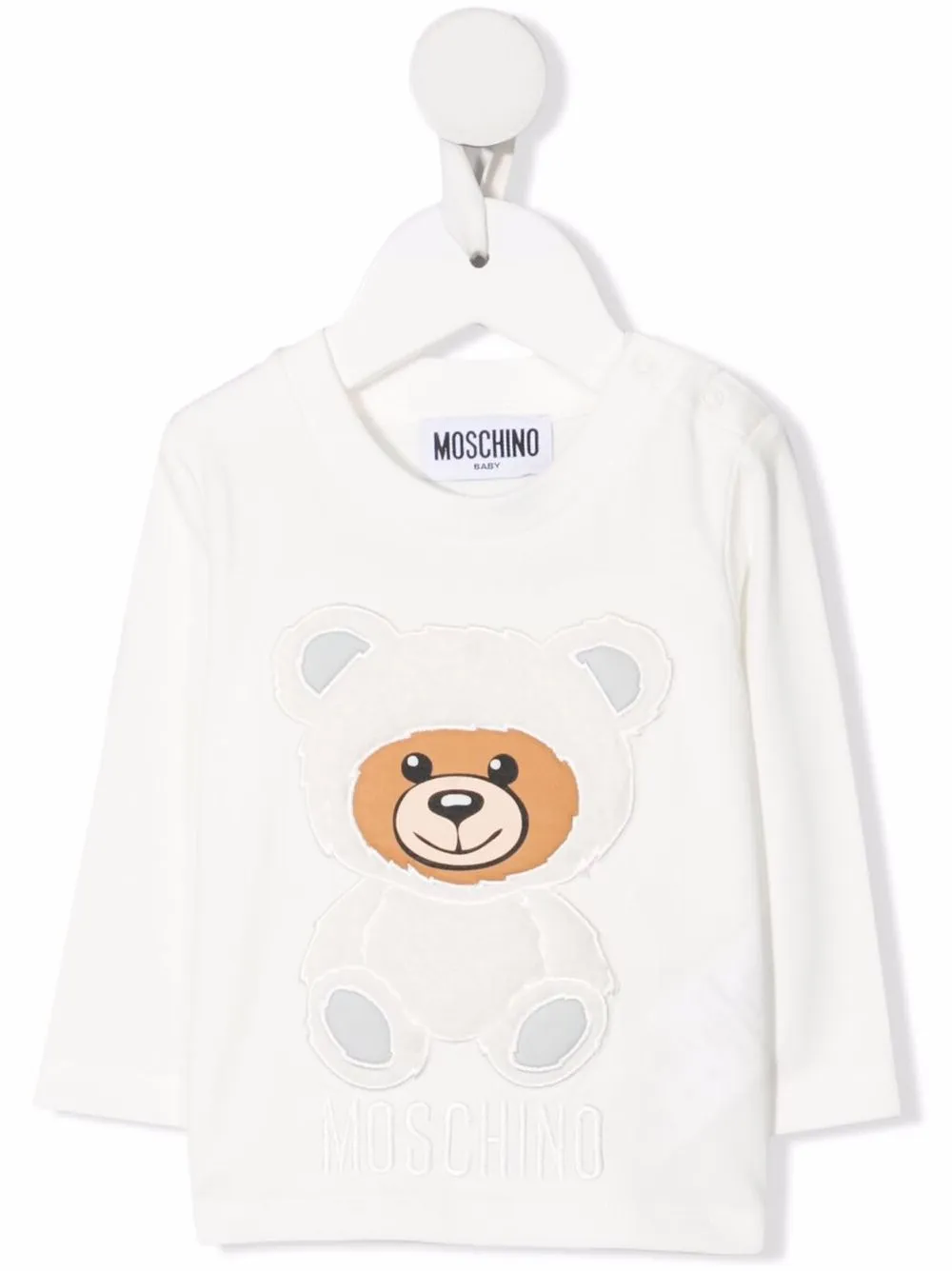 фото Moschino kids футболка teddy bear