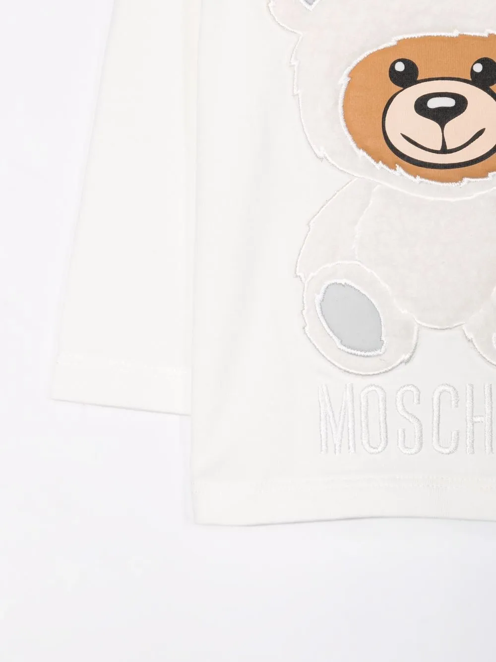 фото Moschino kids футболка teddy bear