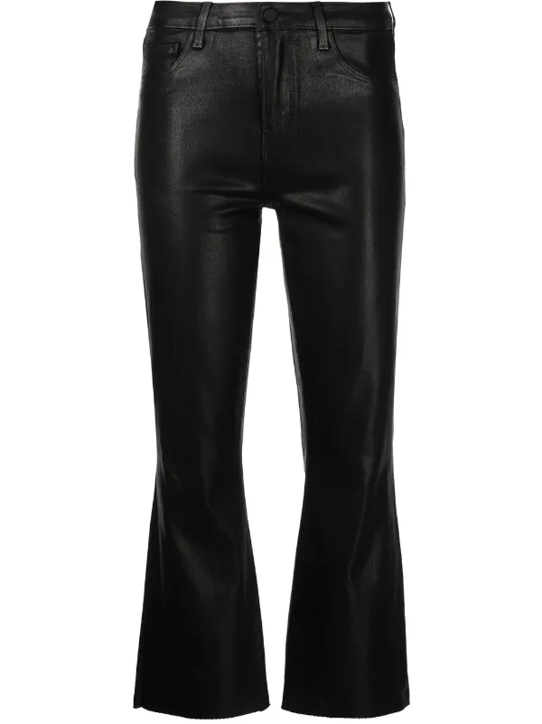 L'Agence Kendra Cropped Jeans Black FARFETCH VN