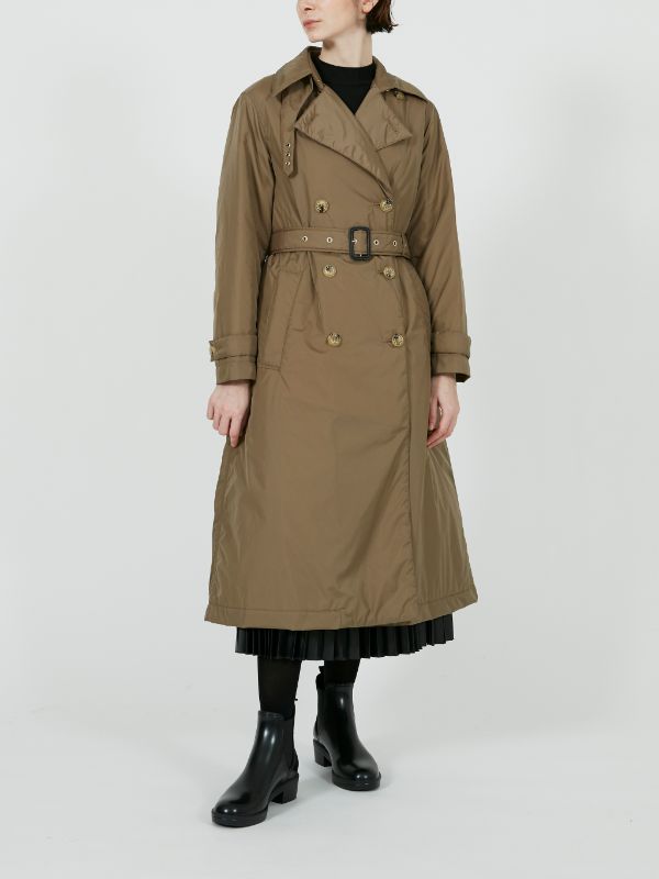 TYRIE BOX PLEATED UMBRELLA CAPE TRENCH COAT | LM-1097TD | Mackintosh