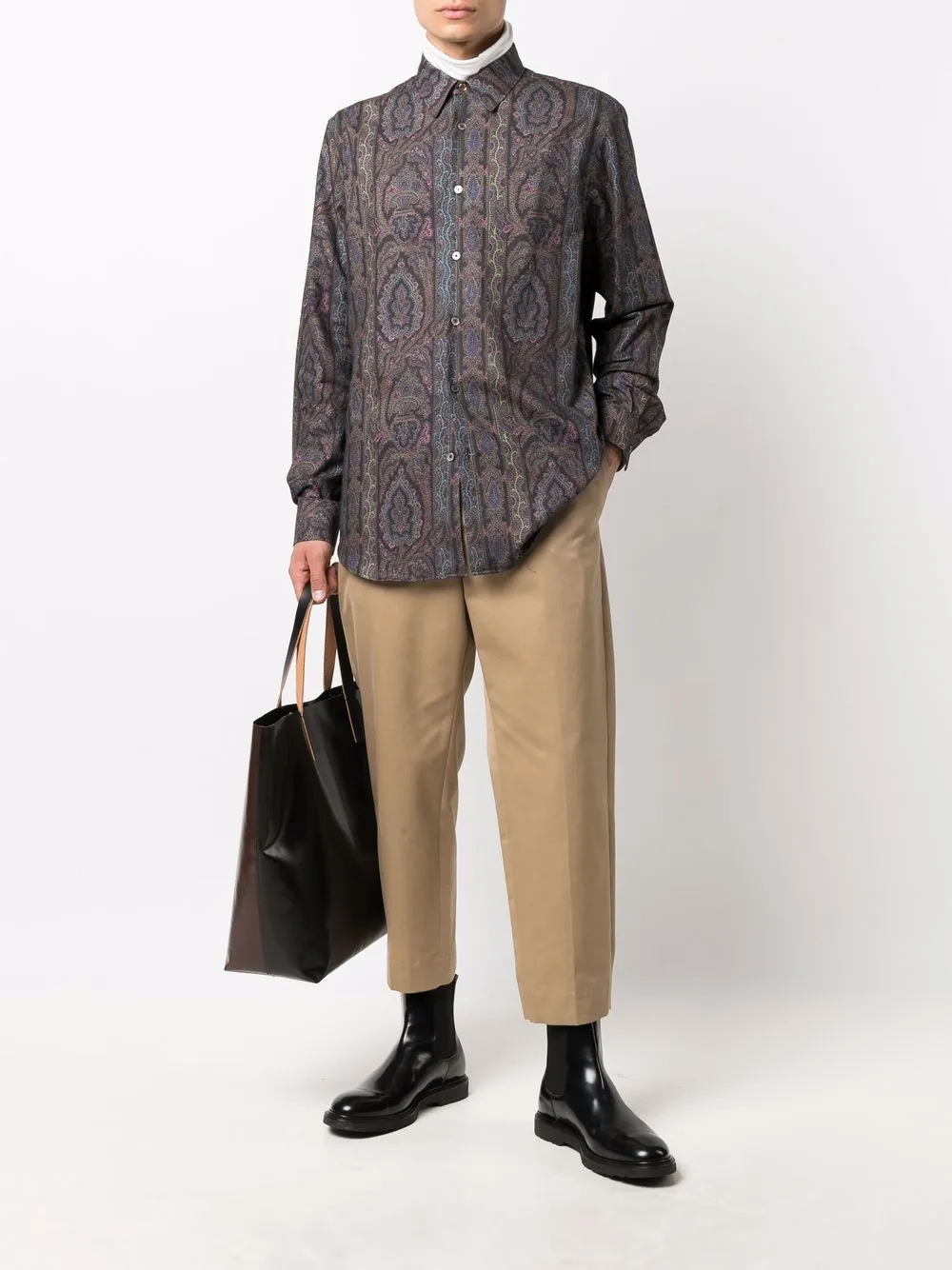 фото Paul smith рубашка с принтом пейсли